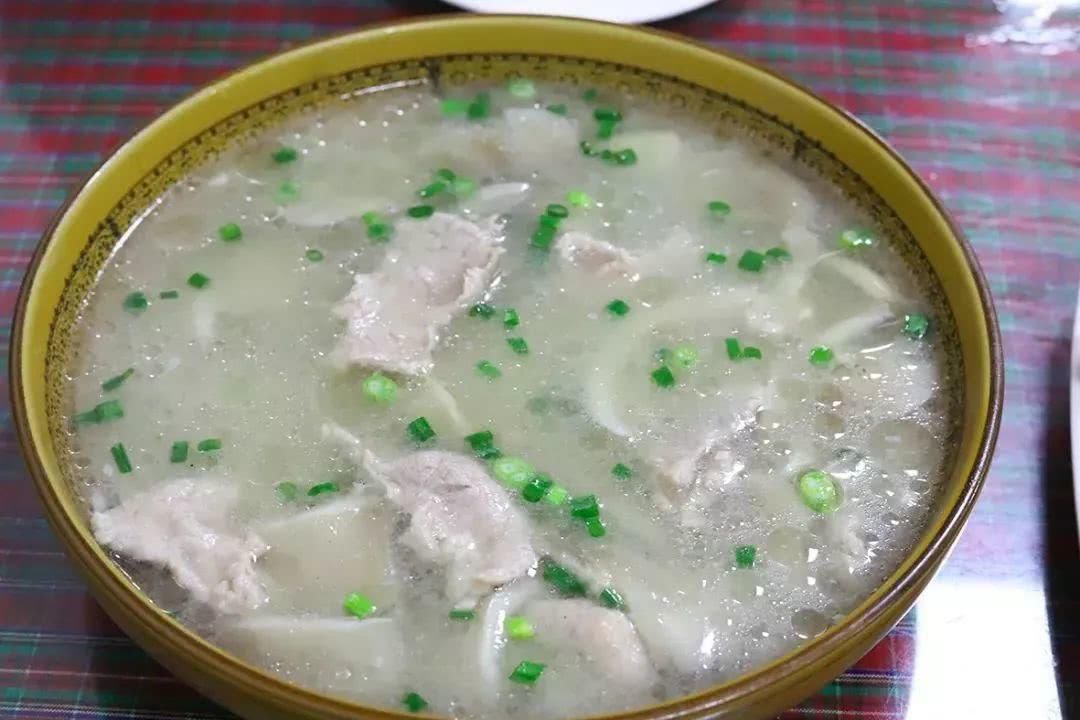 肉片蘑菇汤