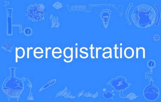 preregistration_百度百科