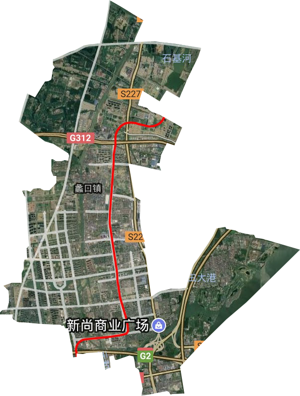 <p>元和街道卫星图