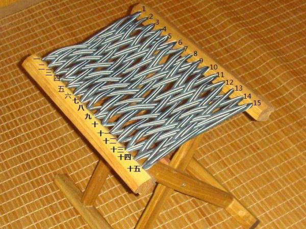 十五孔马扎穿法步骤图 - 知晓星球