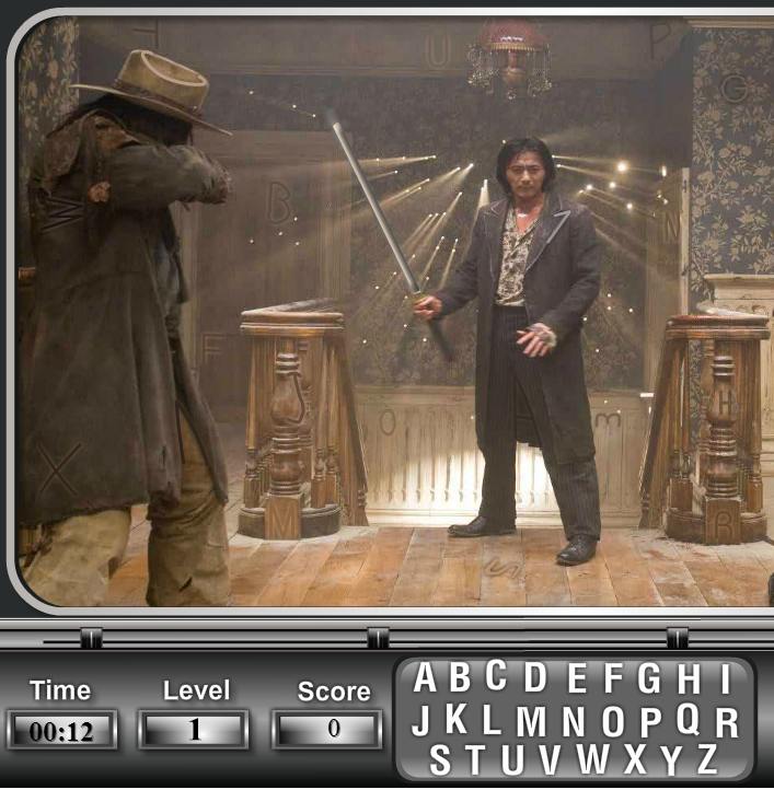 黄沙武士找字母