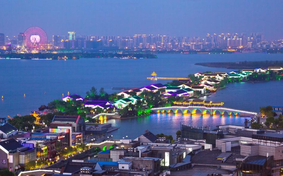 苏州市金鸡湖景区