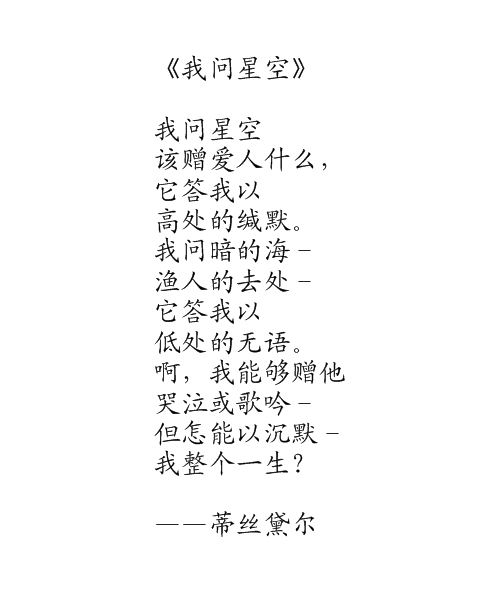  p data-id="gn6qbygo1g">《我问星空》是现代的一首诗,作者是 a