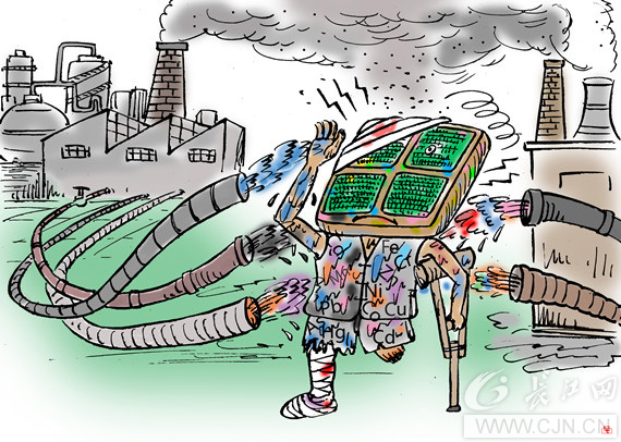 土壤污染发生途径