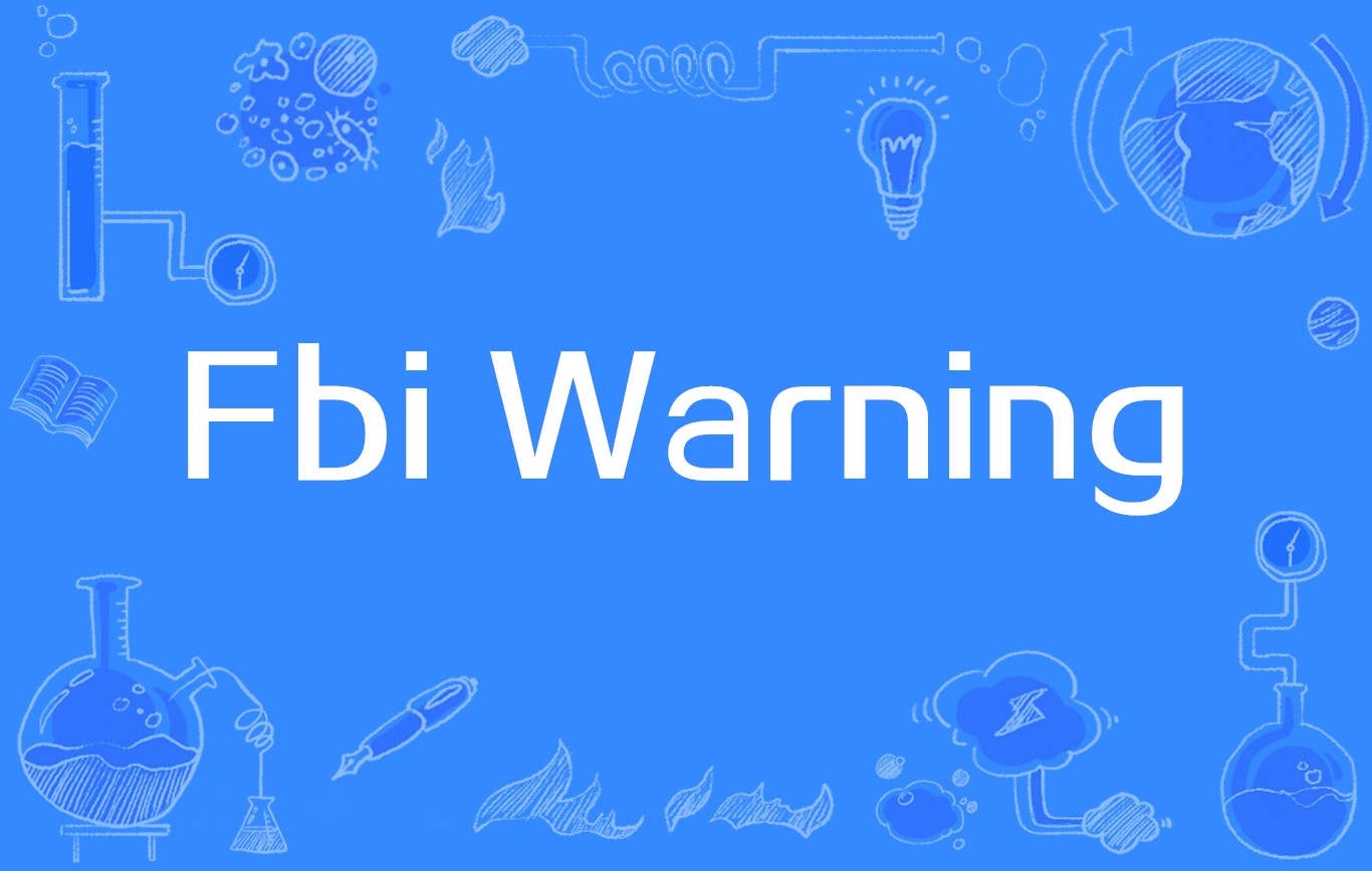 fbi warning