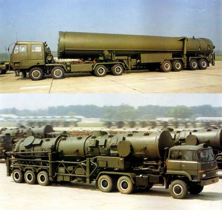 半挂式导弹发射架