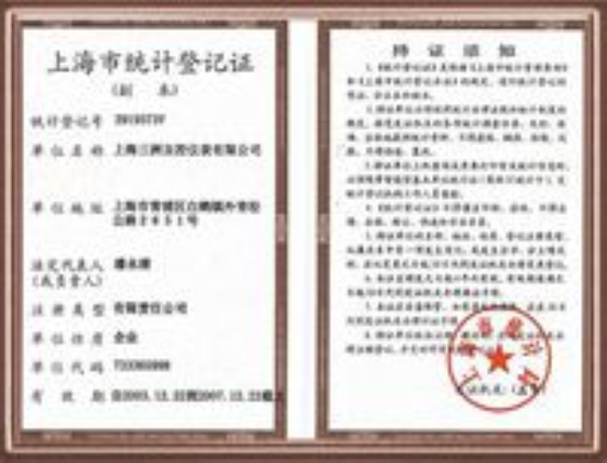  p>统计登记证是统计部门颁发的,用于报送统计数据的证书.