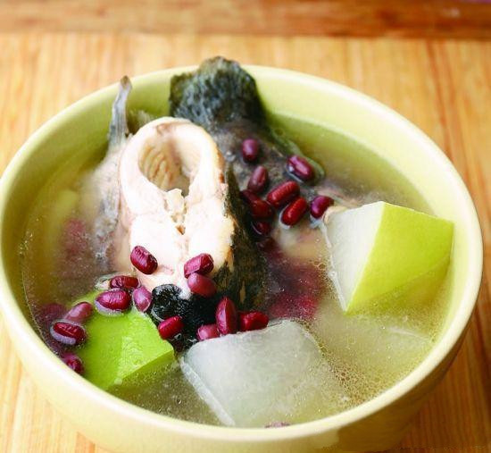 冬瓜小豆生鱼汤
