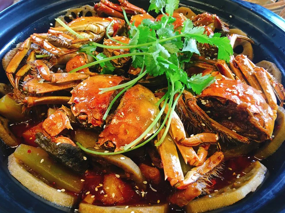 炒连壳螃蟹