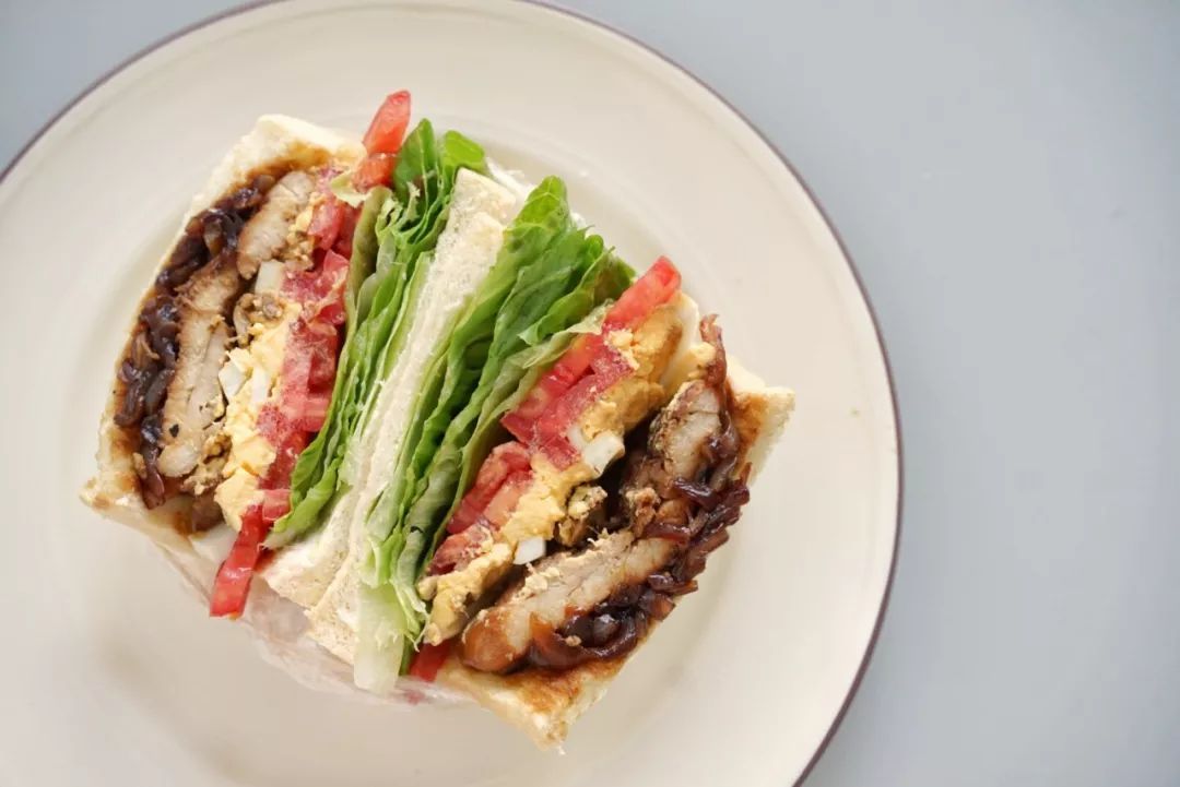 全麦照烧鸡腿三明治