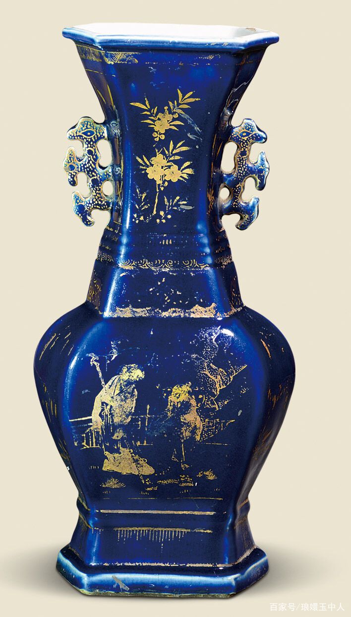 博物精品：武汉博物馆藏明清蓝釉瓷器赏析（上）_百科TA说