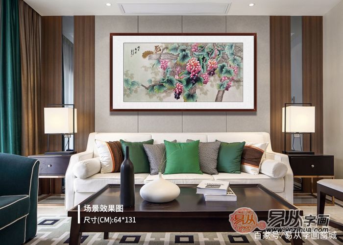 客厅挂什么花鸟画寓意好，这些花鸟画美观大气_百科TA说