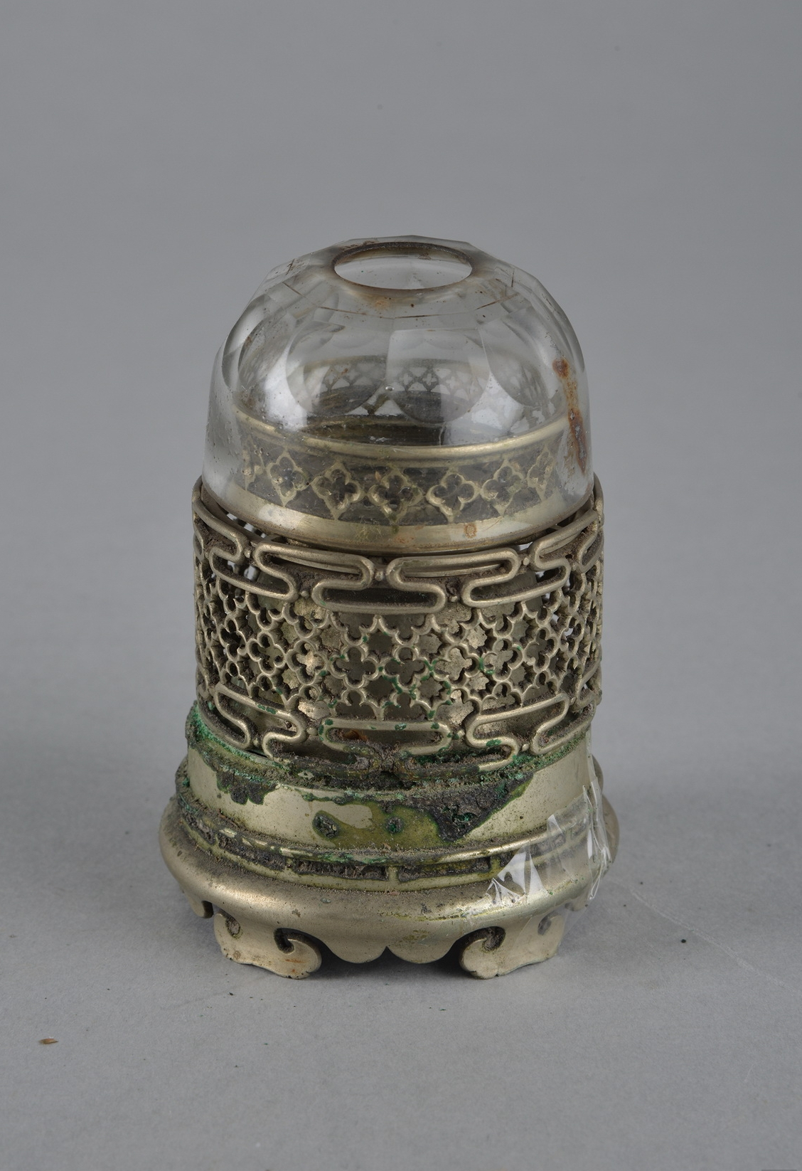 清末鸦片铜烟灯