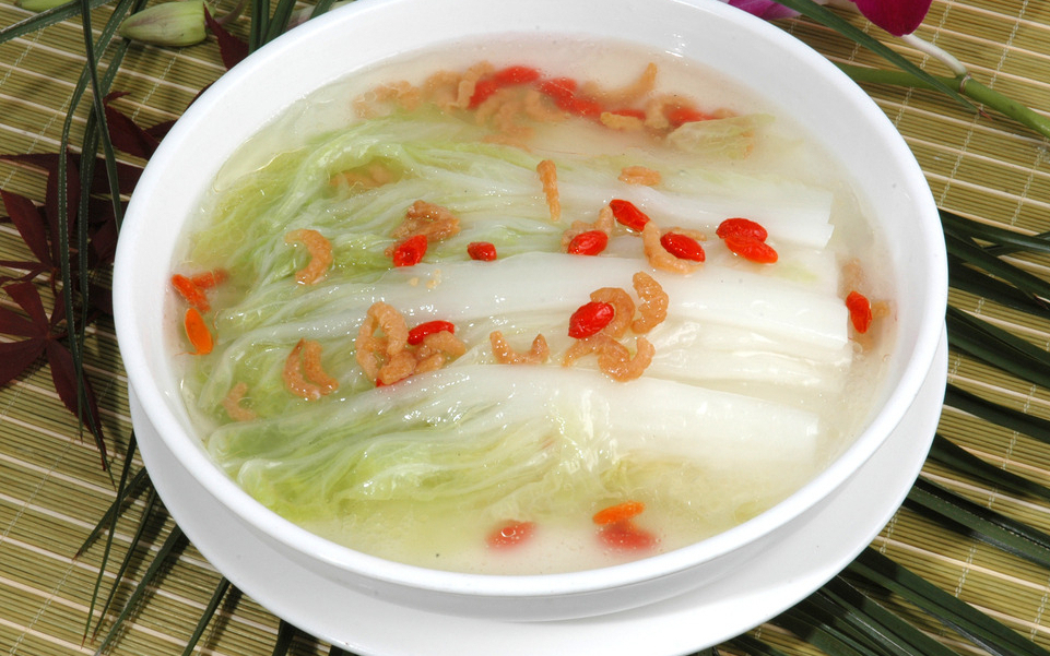 干百白菜叶汤