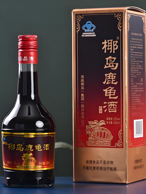 椰岛牌鹿龟酒