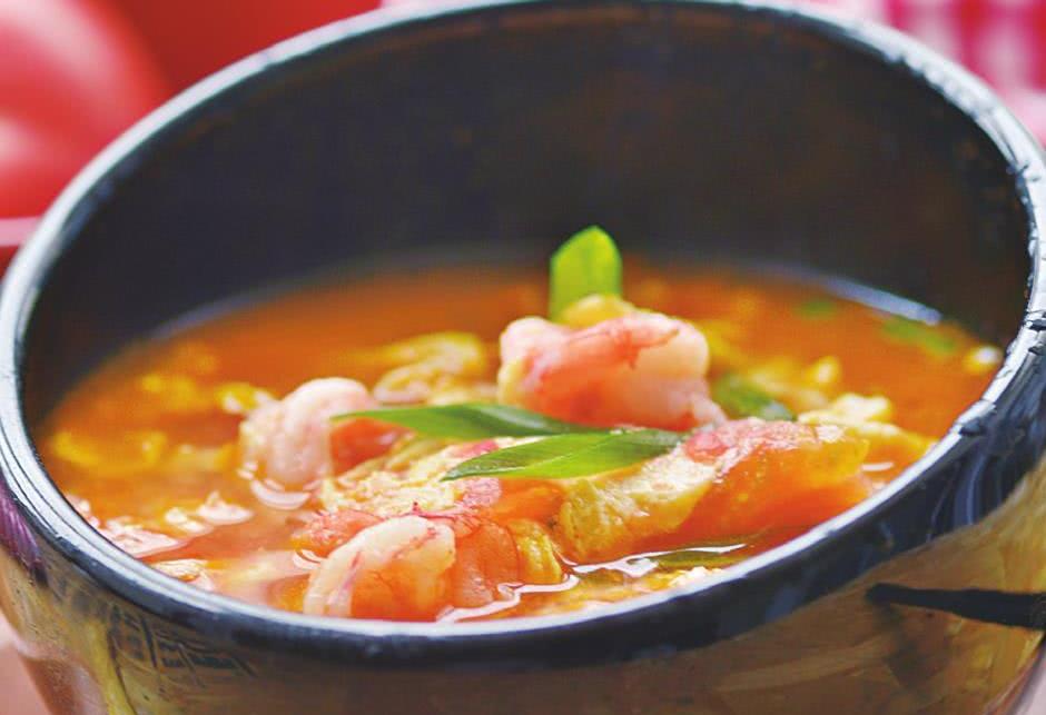 番茄虾仁汤