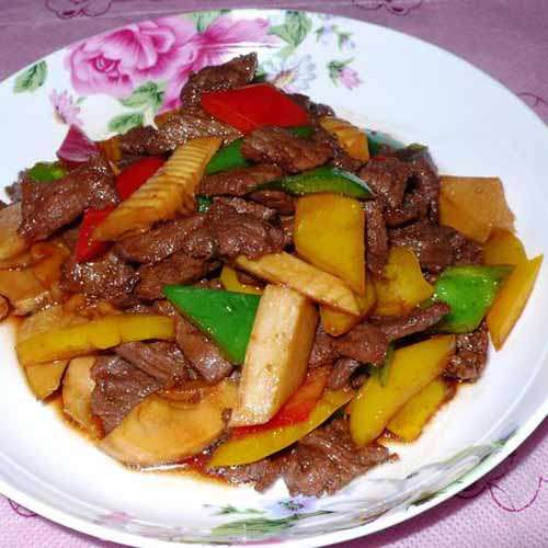 冬笋炒牛肉