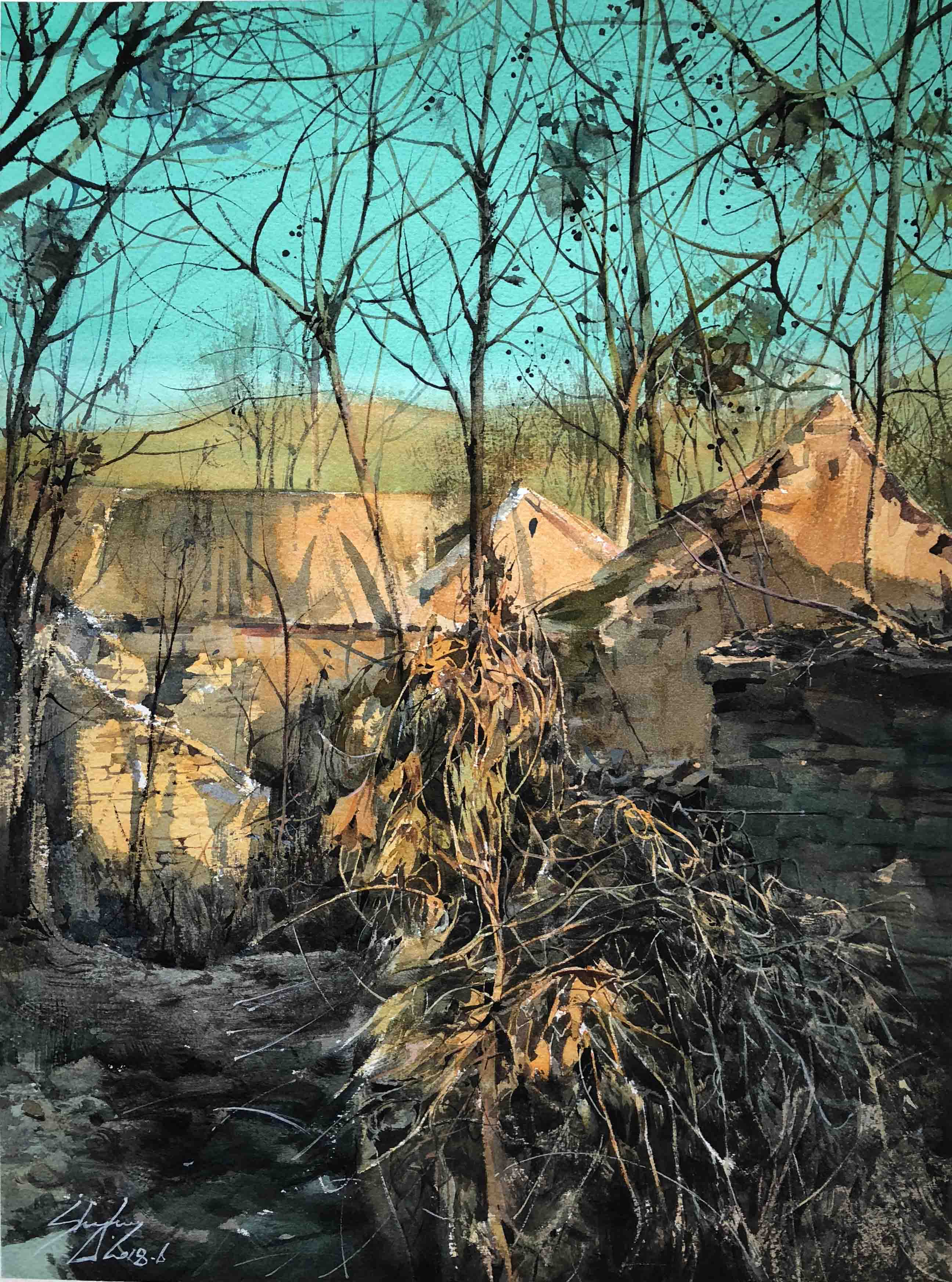 data-id="gnarpj7oyw">邵昱皓,1983年6月生于山东青岛,文学硕士,水彩