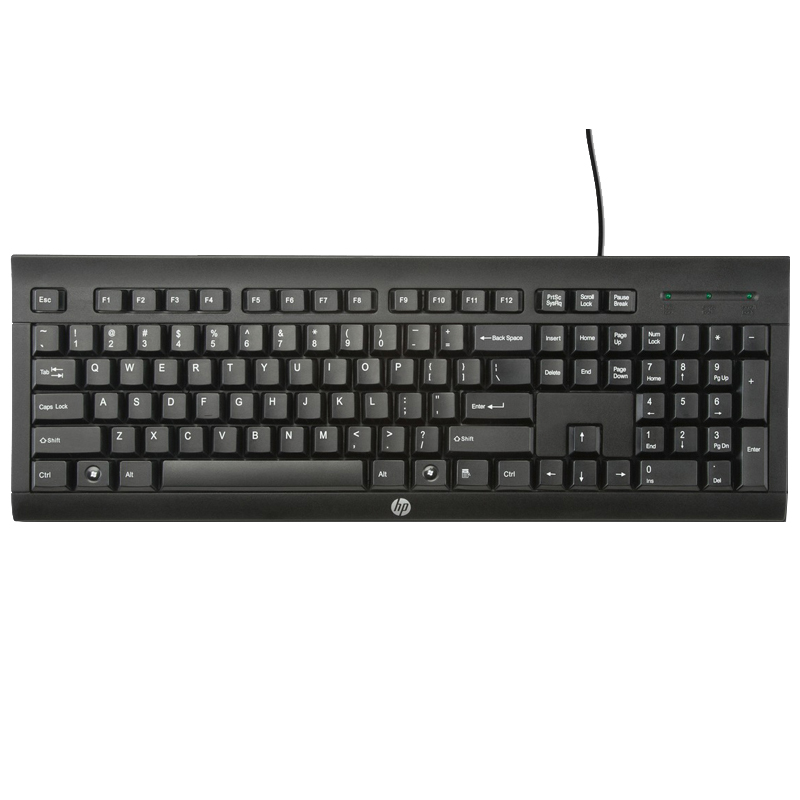 惠普k100有线键盘