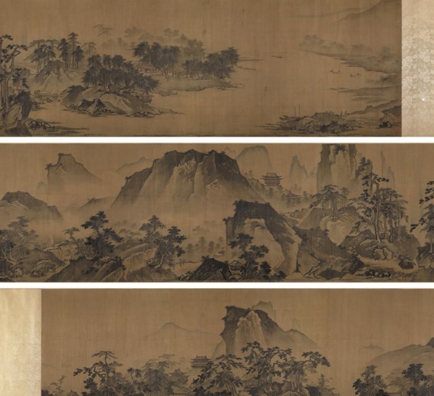 宋夏圭长江万里图卷