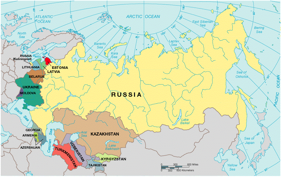俄罗斯地图高清版图图片