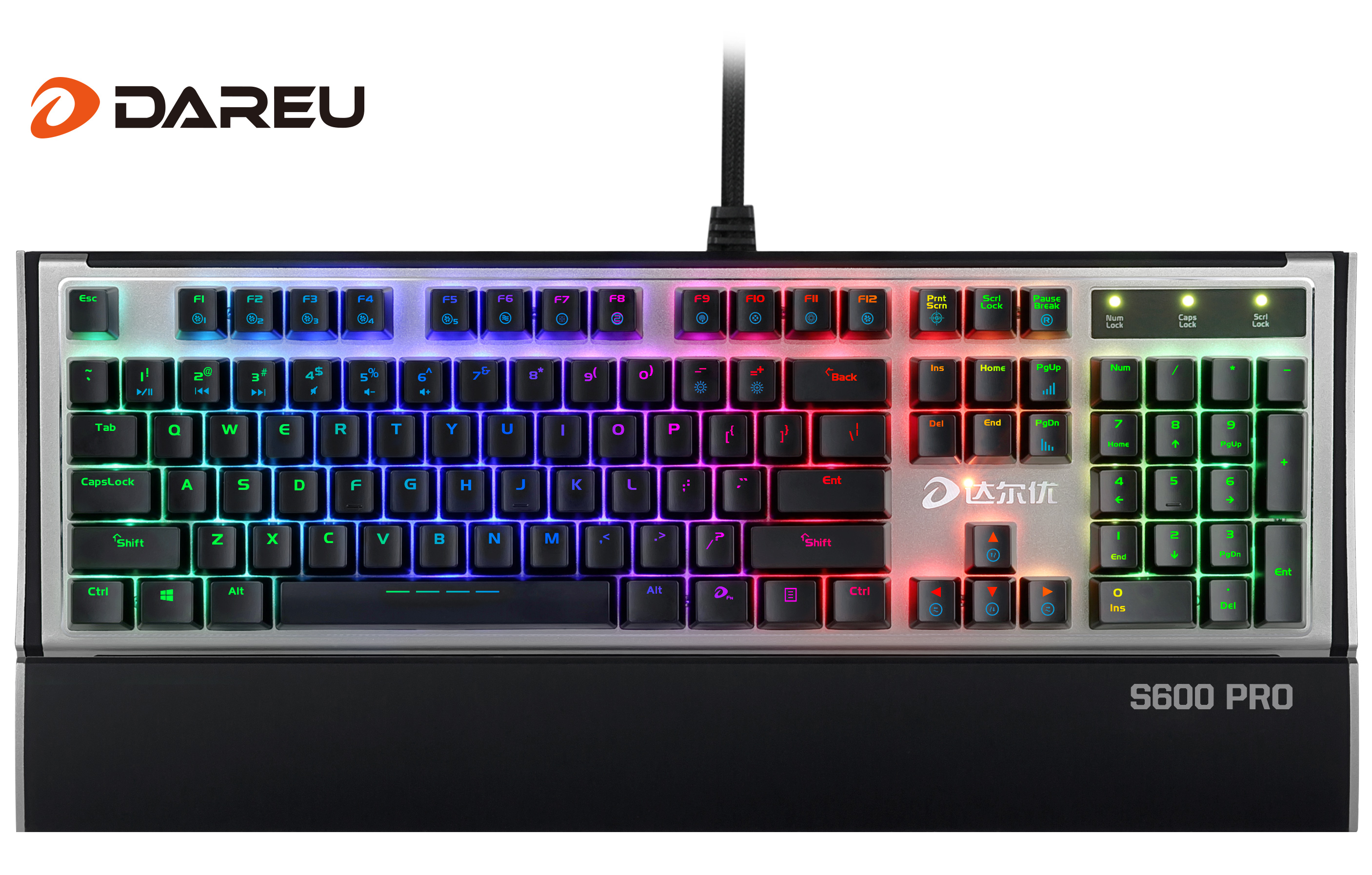 达尔优s600 pro机械键盘