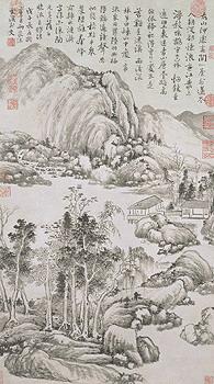 恽寿平画山水图