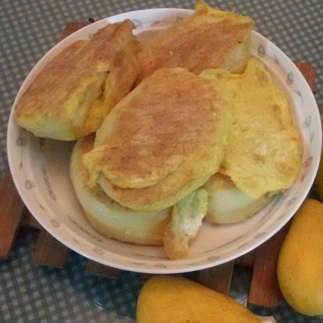 电饼铛煎馒头片