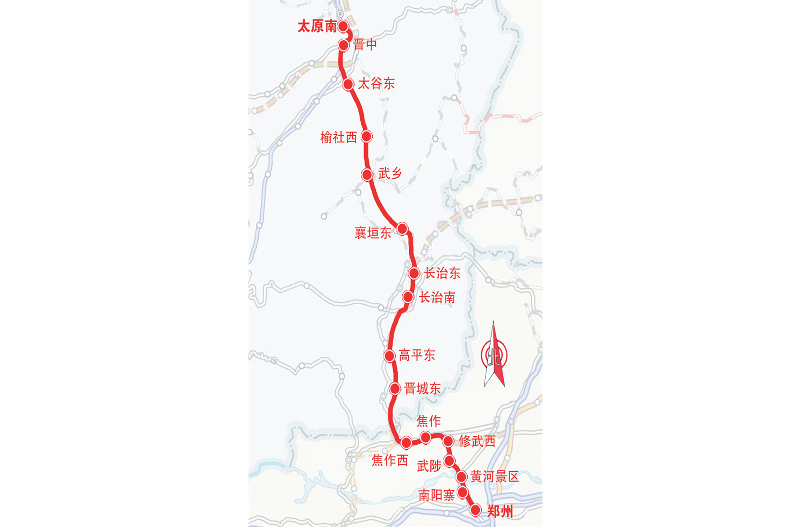  p>郑太高速铁路(zhengzhou-taiyuan high-speed railway),即郑太客