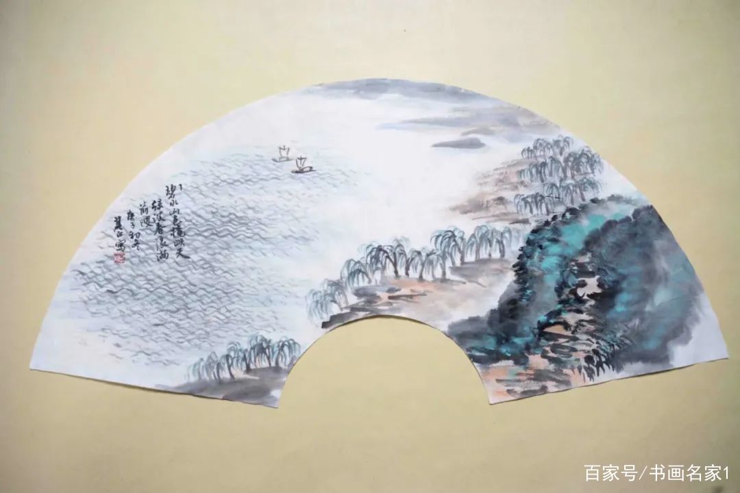 艺术中国」——徐其正山水扇面画六十幅_百科TA说