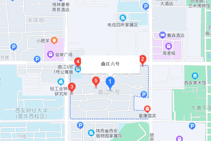  p>曲江6号三期,位于西安曲江,是由西安嘉龙置业有限公司开发的小高层