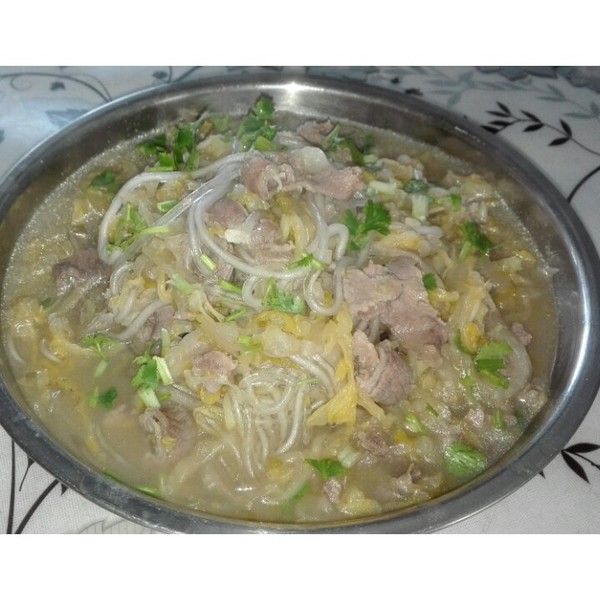 羊肉氽酸菜粉丝