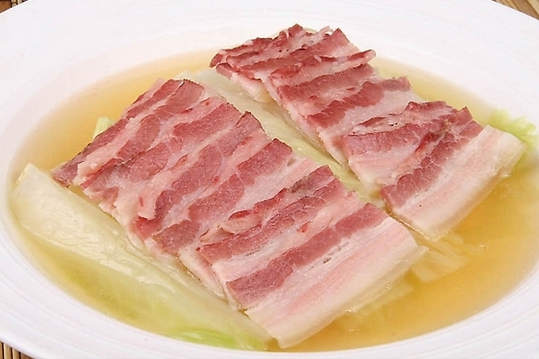 大白菜蒸咸肉