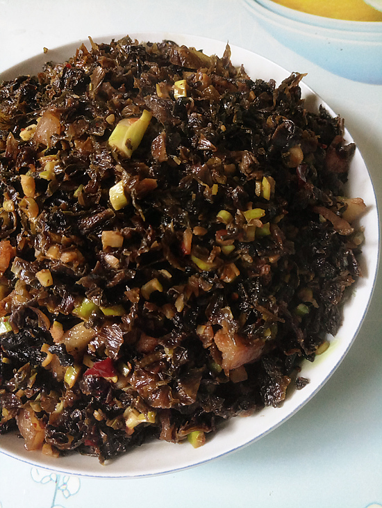 猪油炒温岭咸菜