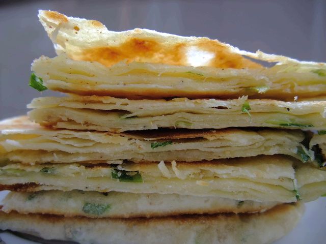 葱油千层饼