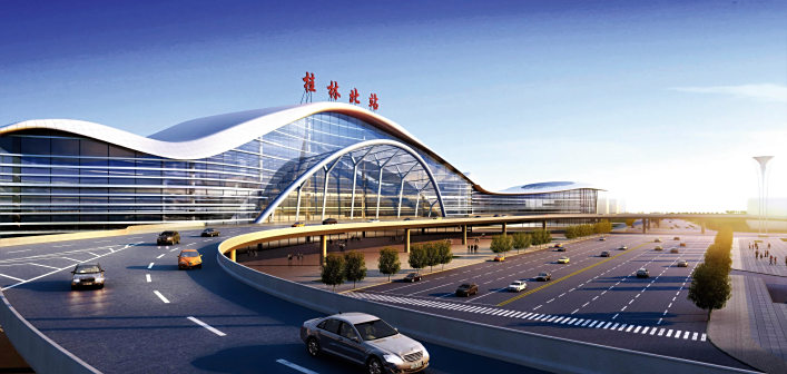 <p>桂林北综合客运枢纽