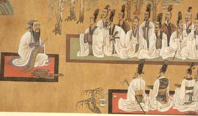 古代学堂与现代学校相比：古代更僻静，现代临近小吃街_百科TA说