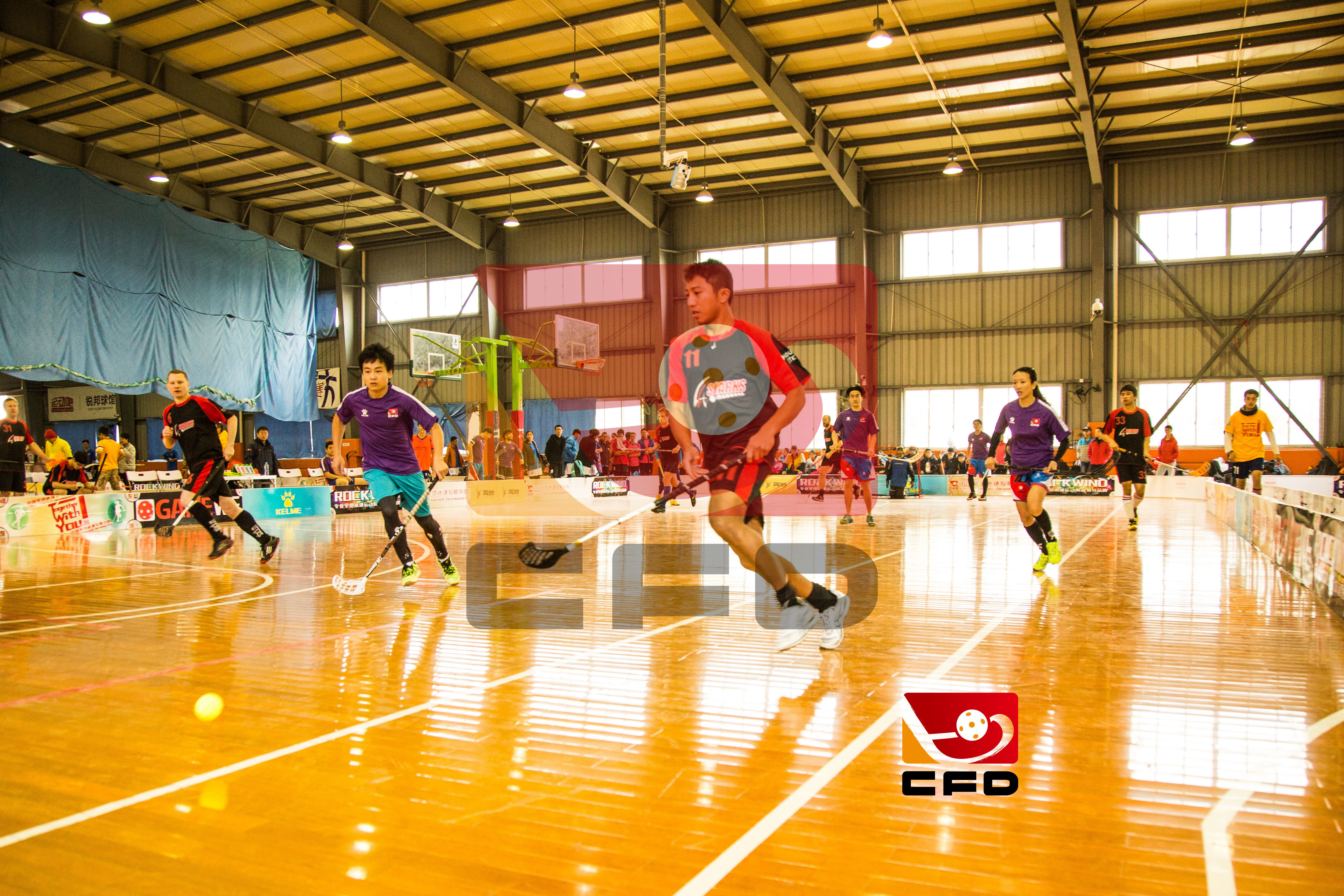 2014年6月,陈新在上海成立的第一支中国旱地冰球大学生国家队走出国门