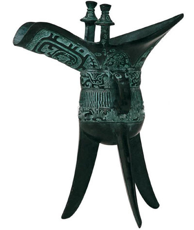 爵（古代祭祀盛酒容器）_百度百科