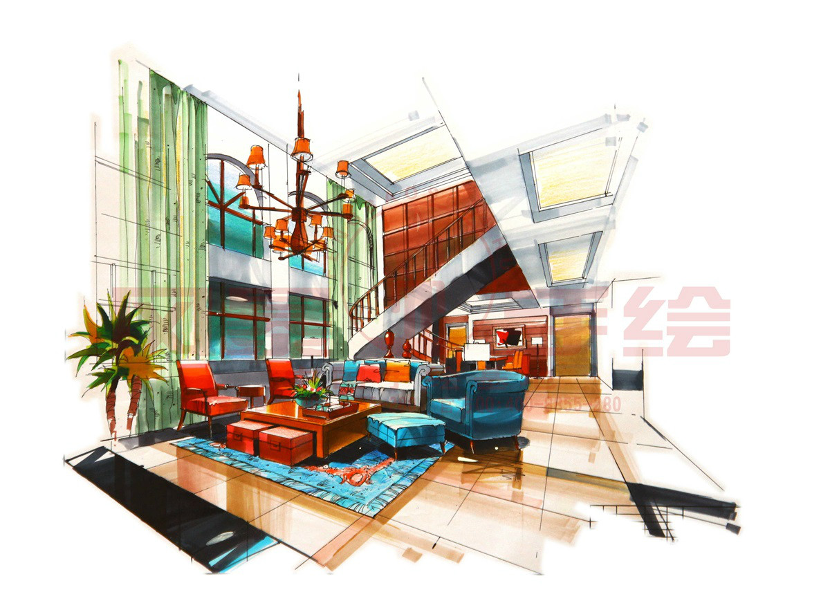  p>风暴手绘成立于2008年,隶属风暴建景(重庆)建筑规划设计研究院