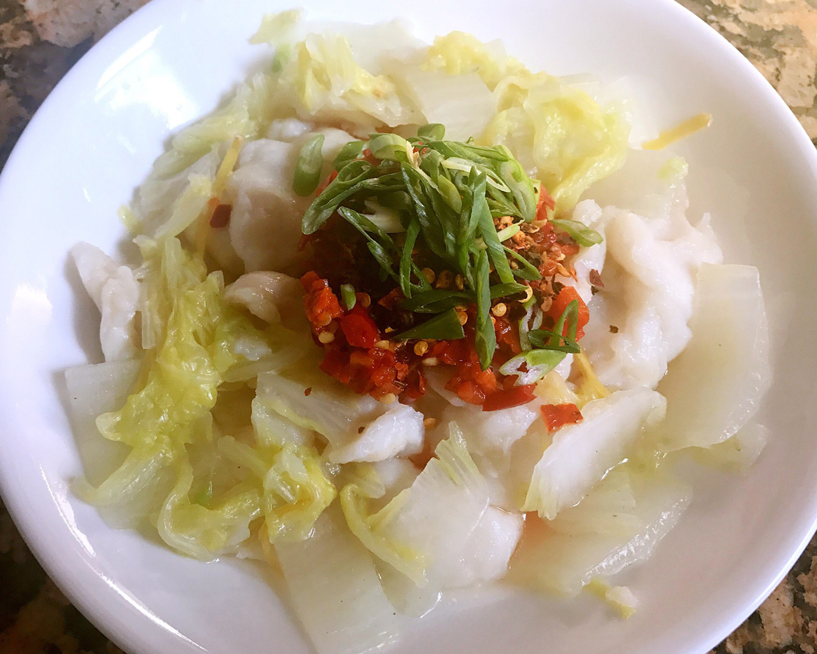 剁椒粉丝蒸娃娃菜