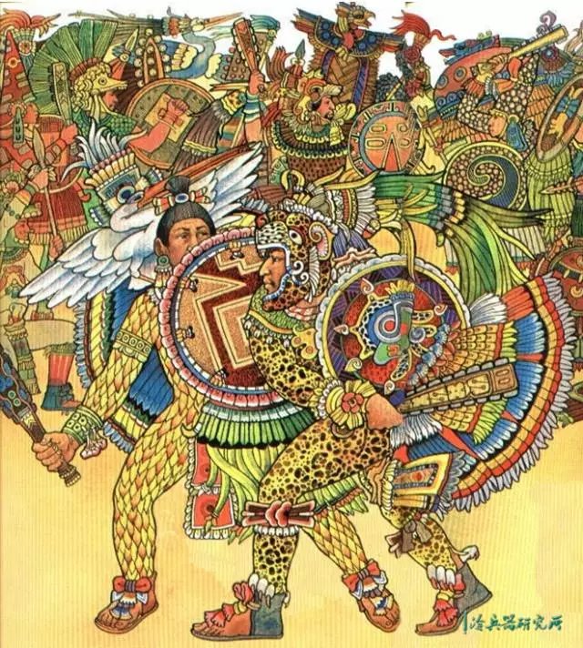 堪比中国年画！色彩绚丽的阿兹特克人盔甲_百科TA说