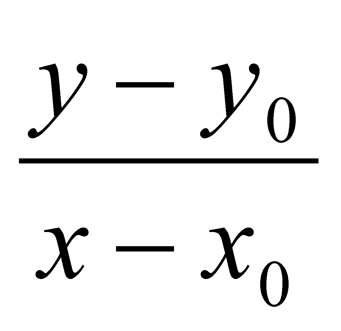 点斜式方程