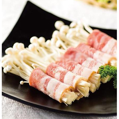 培根肉卷金针菇