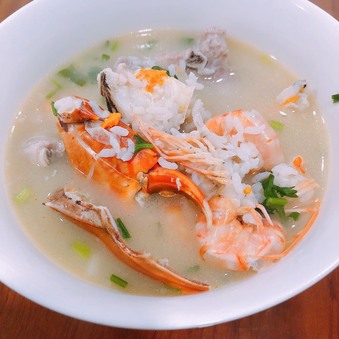 螃蟹虾粥