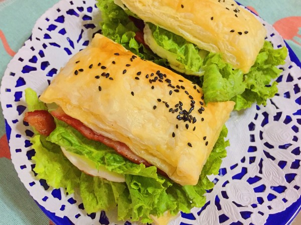 酸青瓜培根法风烧饼