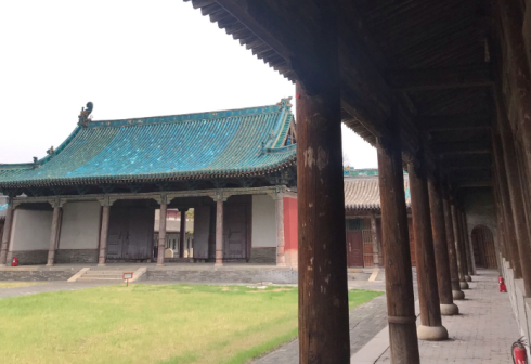 <p>戟门（北侧）