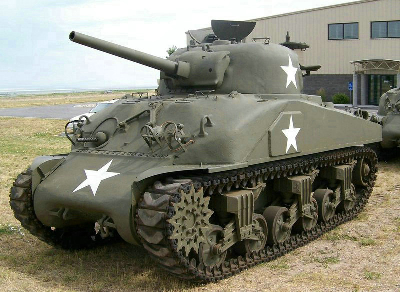  p>m4中型坦克(英文:m4 medium tank,绰号:sherman,音译:谢尔曼,又称