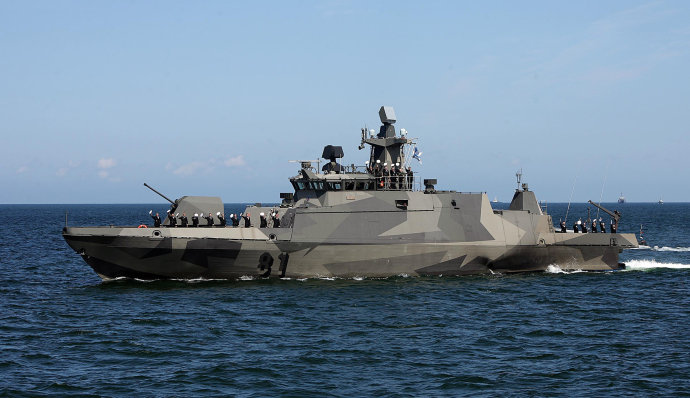 芬兰哈米纳级隐身导弹艇