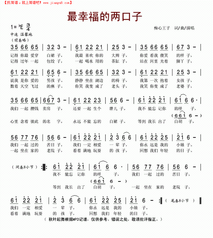 p>幸福的两口子,庞龙,吕薇,在2010年央视春晚上演唱过,老猫作曲. /p>
